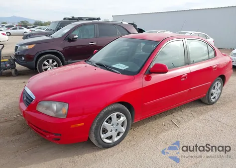 2004 Hyundai Elantra Gls/Gt from USA, damaged, VIN KMHDN46D34U831958